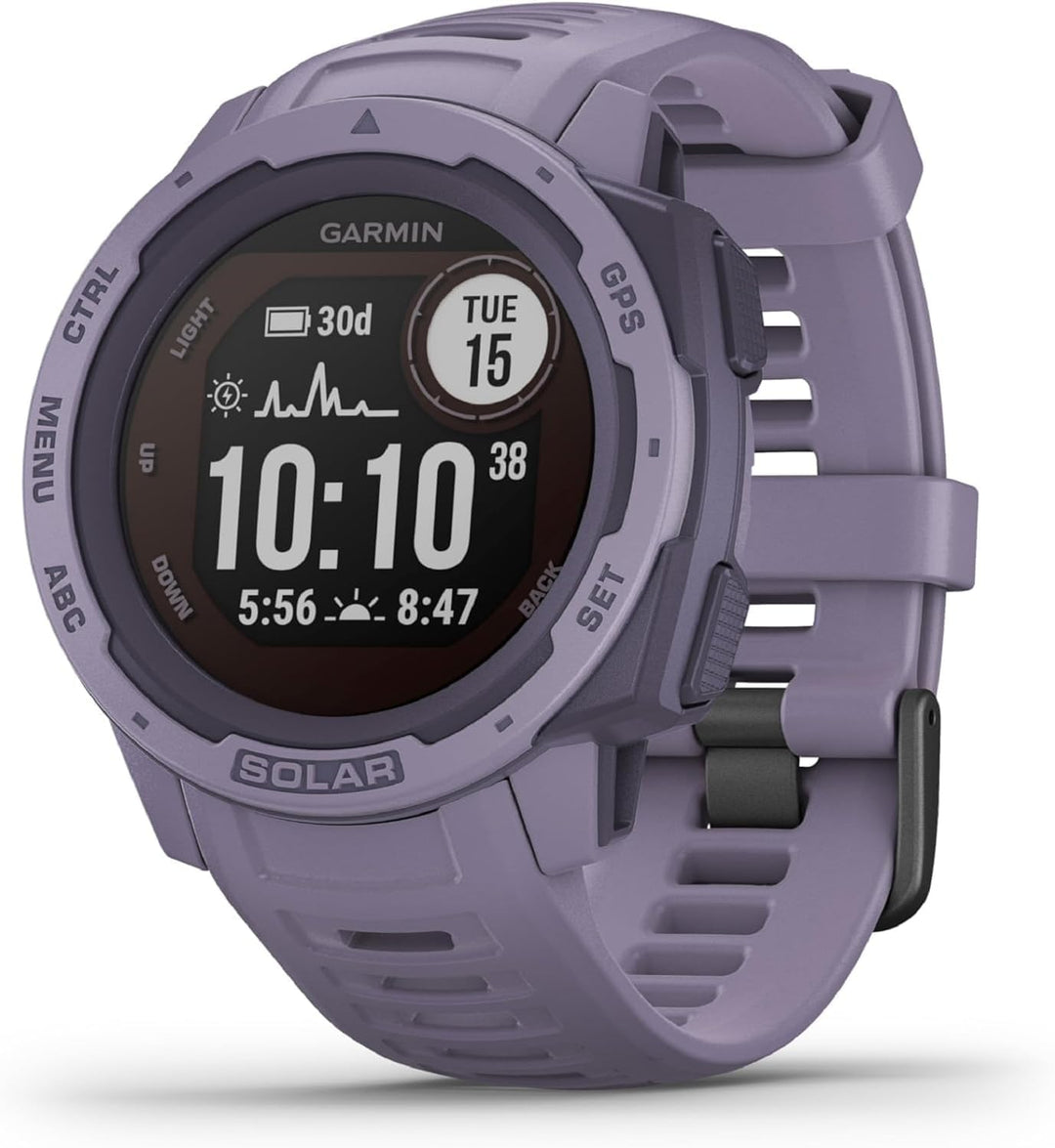 Garmin Instinct - wasserdichte GPS-Smartwatch mit Sport-/Fitnessfunktionen. Herzfrequenzmessung am H