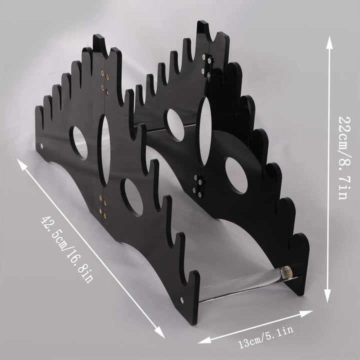 Hält 12 Taschenmesser Display Stand Messervitrine Sammlermesser Display Stand Messersammler Display