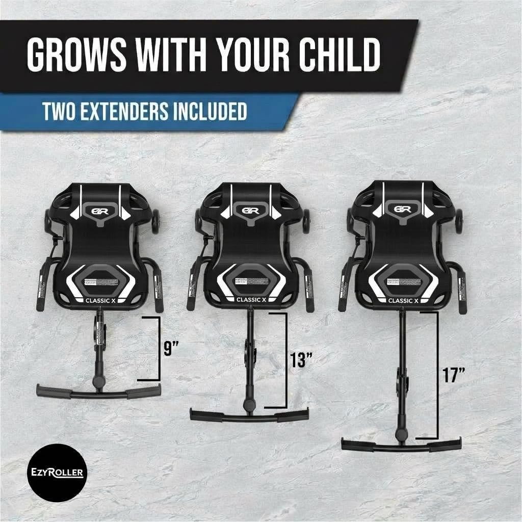 Ezyroller Kinderfahrzeug Dreirad Classic X Trike Kinder Sitz Scooter Ezy Roller (schwarz), Schwarz