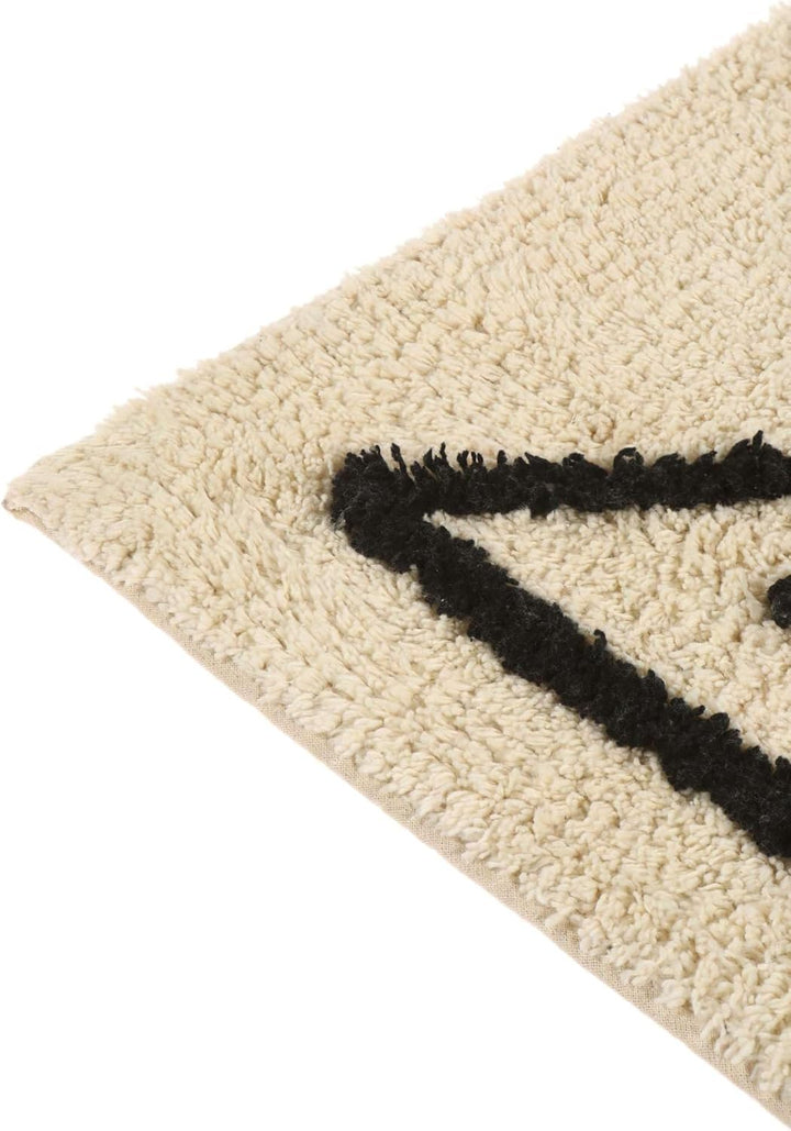 RugVista Badematte Atlantis, 90 x 60 cm, Rechteckig, Mittelflor, Moderner Badteppich, Maschinenwasch