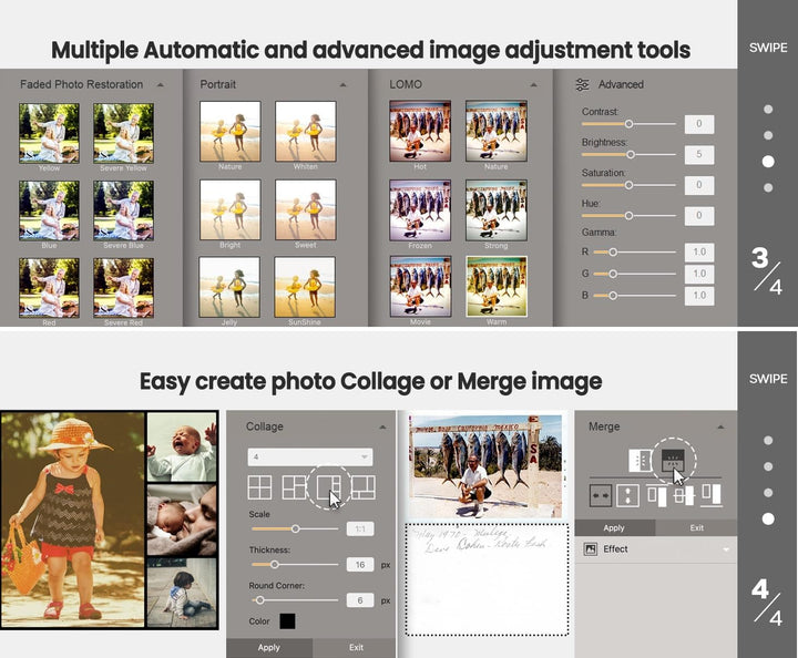 Plustek Foto-Scanner – ePhoto Z300 German Design Award 2018, scannt 4x6 Fotos in 2 s, automatische A