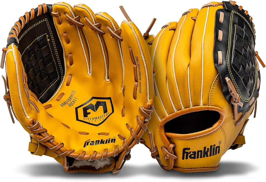 Franklin Sports Field Master Series Baseball Handschuhe Werfer, für Rechtshänder 10.5", Werfer, für