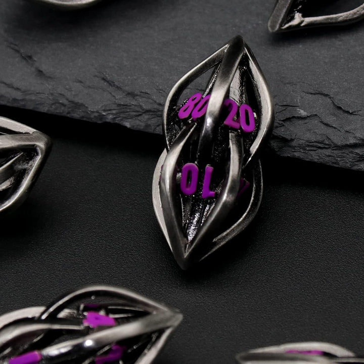 Würfelset Dungeons and Dragons Würfel, DND Würfel 7 teilig, ZHOORQI Polyedrische Würfel Set D&D Würf
