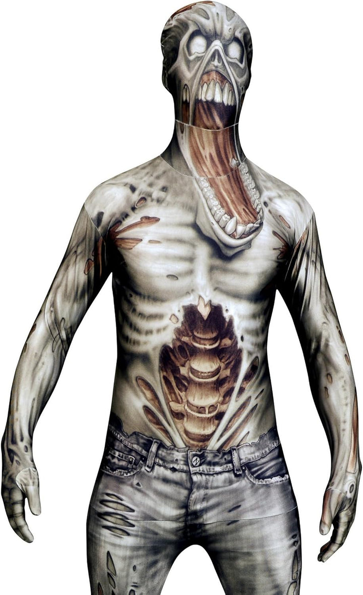 Morphsuits Zombie Kostüm für Erwachsene, Monster Verkleidung, Halloween und Karneval - L (163cm-175c