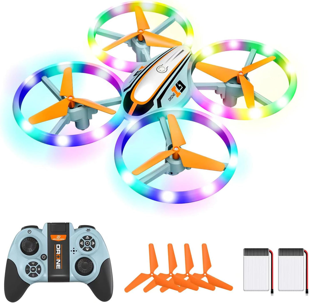 i9 Drohne für Kinder, RC Quadrocopter mit Kopflos Modus, Höhenhaltung und 3D Flip, Spielzeug und Ges
