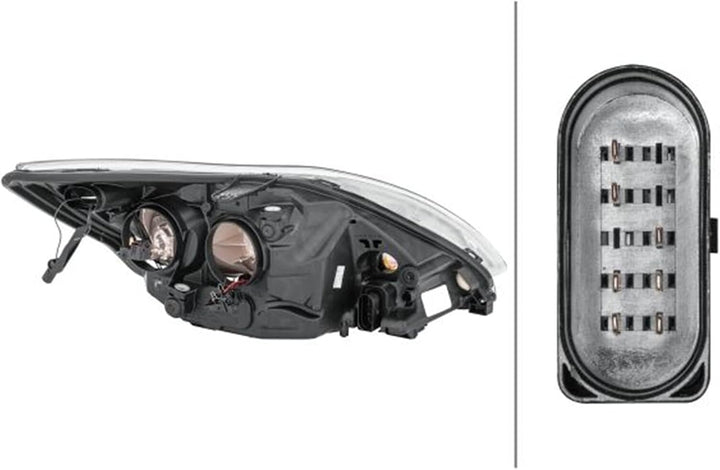 HELLA 1EE 354 257-011 Halogen-Hauptscheinwerfer - links - für u.a. Ford Focus II (Da_, Hcp, Dp) Link
