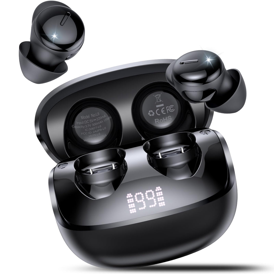 In Ear Kopfhörer, Hi-Fi Klang Schlafkopfhörer, Kabellose Kopfhörer Bluetooth 5.4 mit 4 ENC Mikrofone