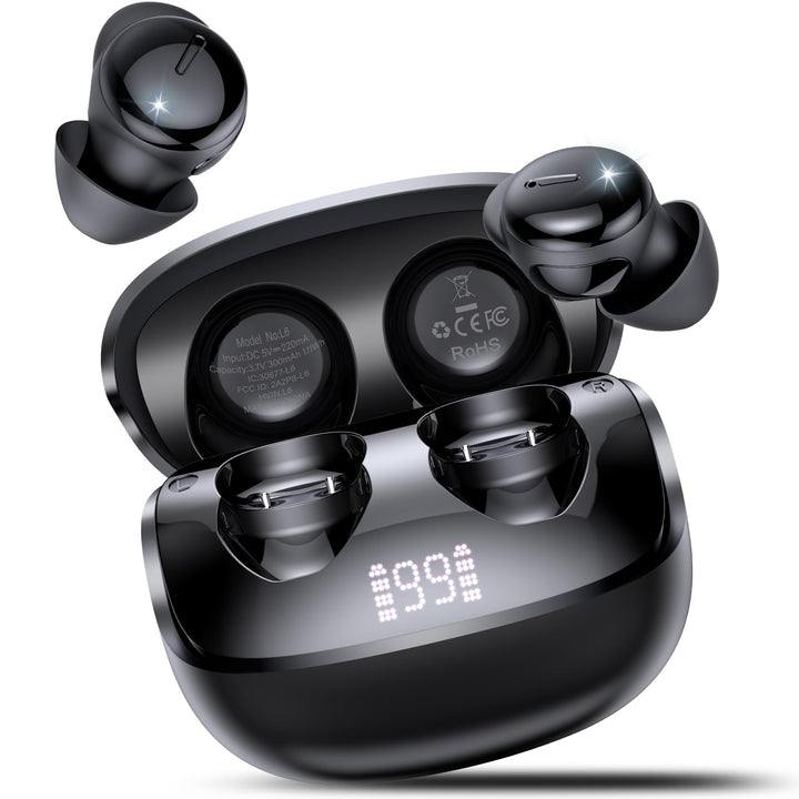 In Ear Kopfhörer, Hi-Fi Klang Schlafkopfhörer, Kabellose Kopfhörer Bluetooth 5.4 mit 4 ENC Mikrofone