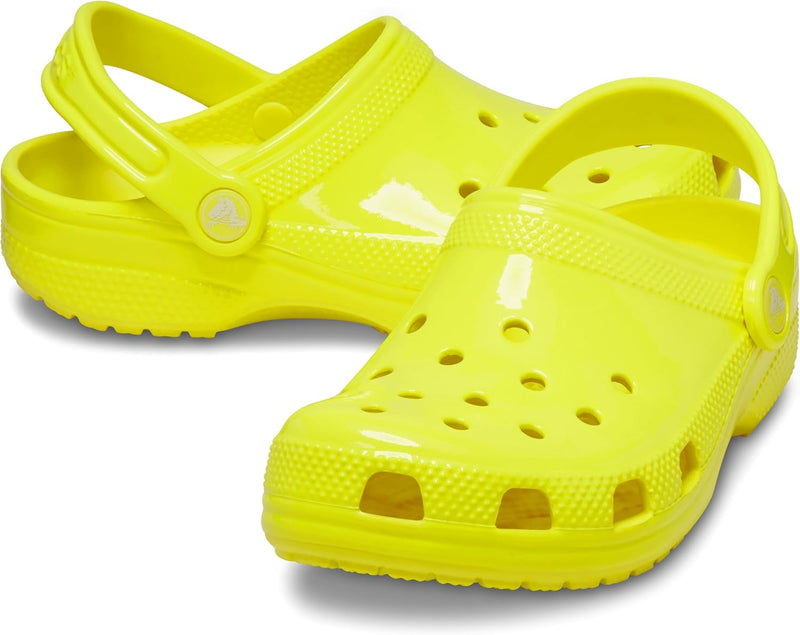 Crocs Unisex Classic (Best Sellers) Clogs 36/37 EU Neon Hl Acidity, 36/37 EU Neon Hl Acidity