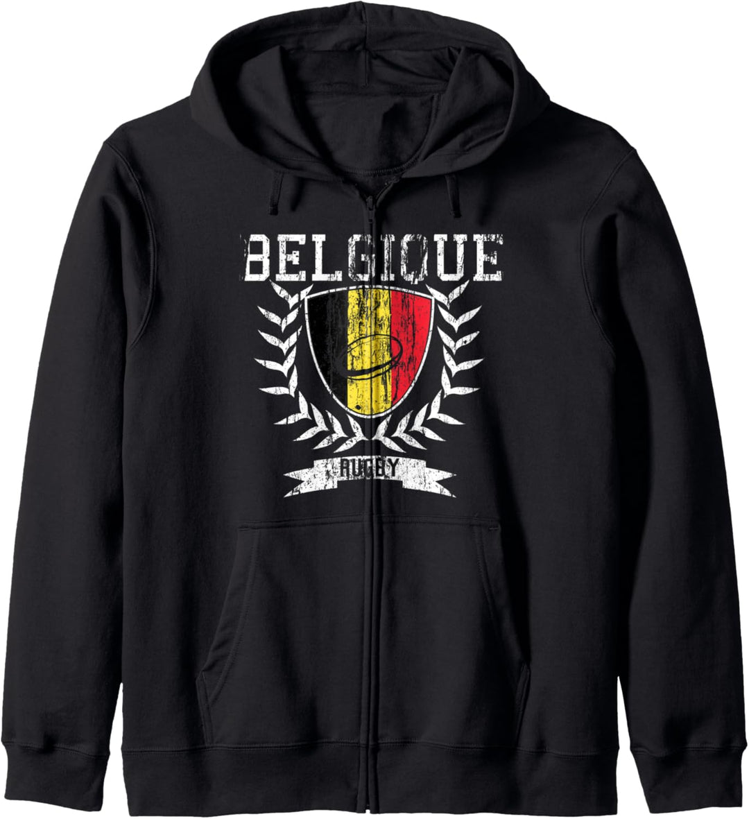 Belgien rugby-trikot 2021 Rugby Kapuzenjacke