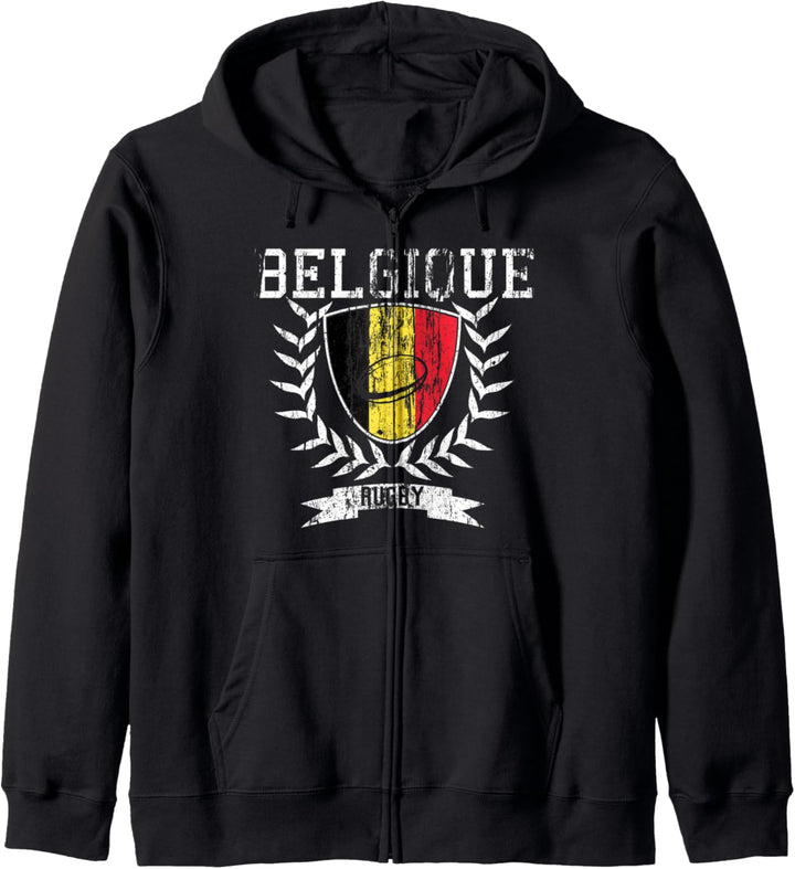 Belgien rugby-trikot 2021 Rugby Kapuzenjacke