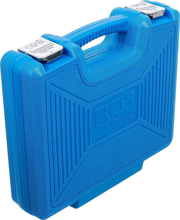 BGS 5206 | Kraft-Steckschlüssel-Einsatz-Satz Sechskant, tief | 10-tlg. | 12,5 mm (1/2") | SW 10 - 24