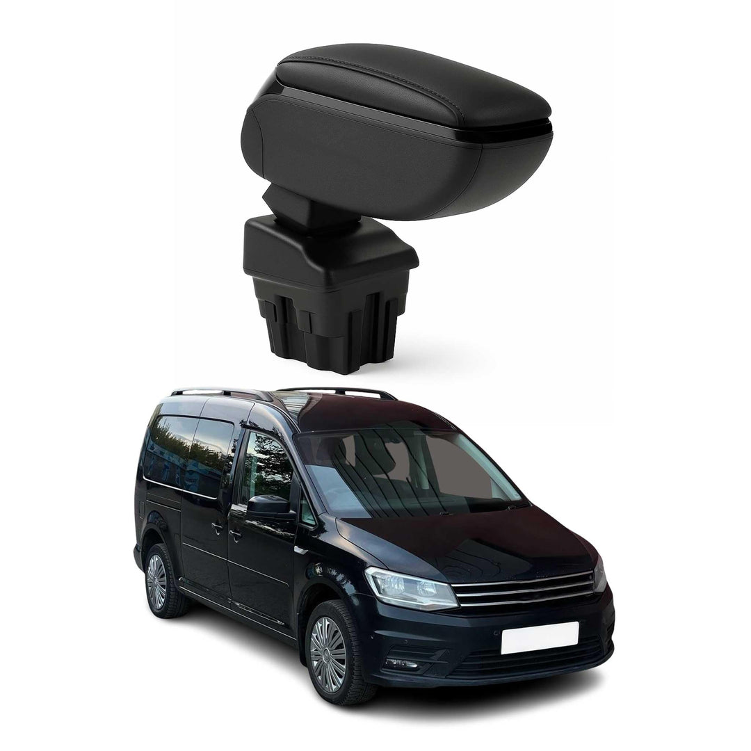 OMAC Armlehne Mittelarmlehne Mittelkonsole kompatibel mit VW Touran 2003-2010 PU-Leder Schwarz Toura