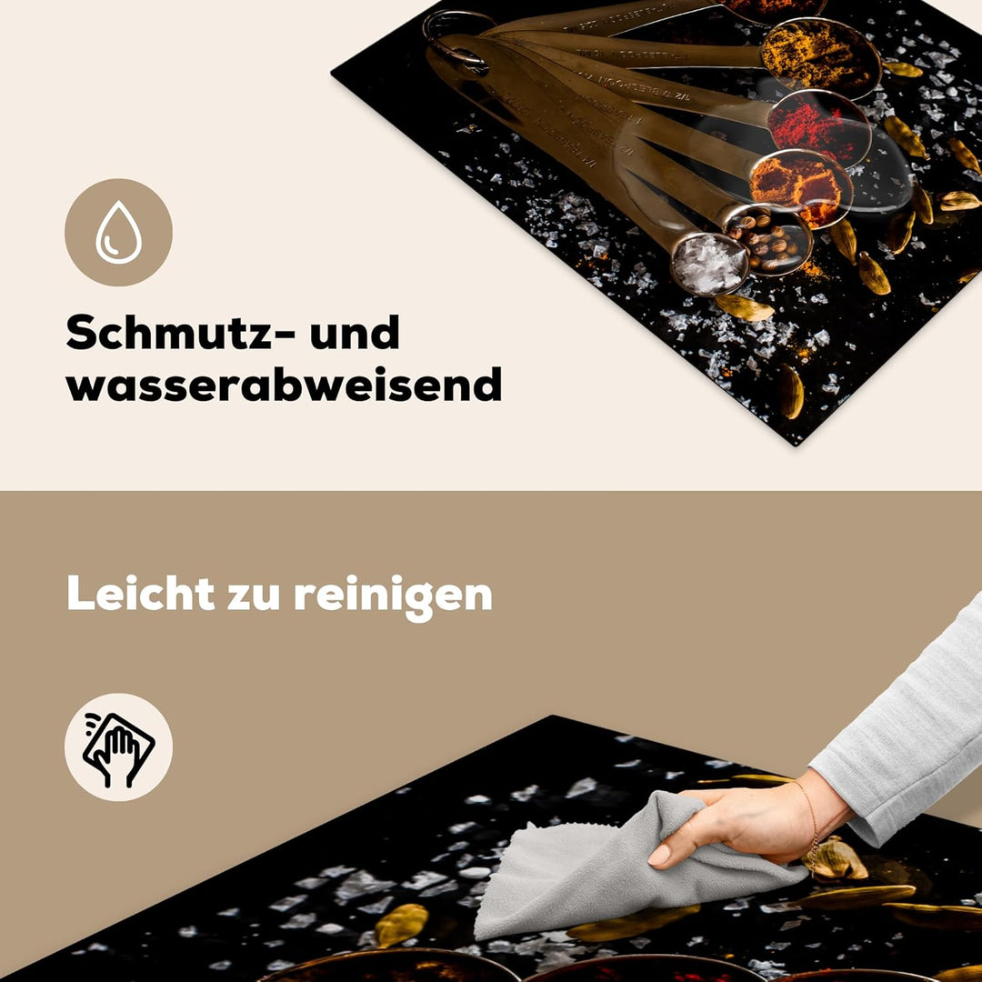 Herdabdeckplatte Einteilig Herdabdeckung Abdeckplatte für Ceranfeld Abdeckung Induktionskochfeld Auf