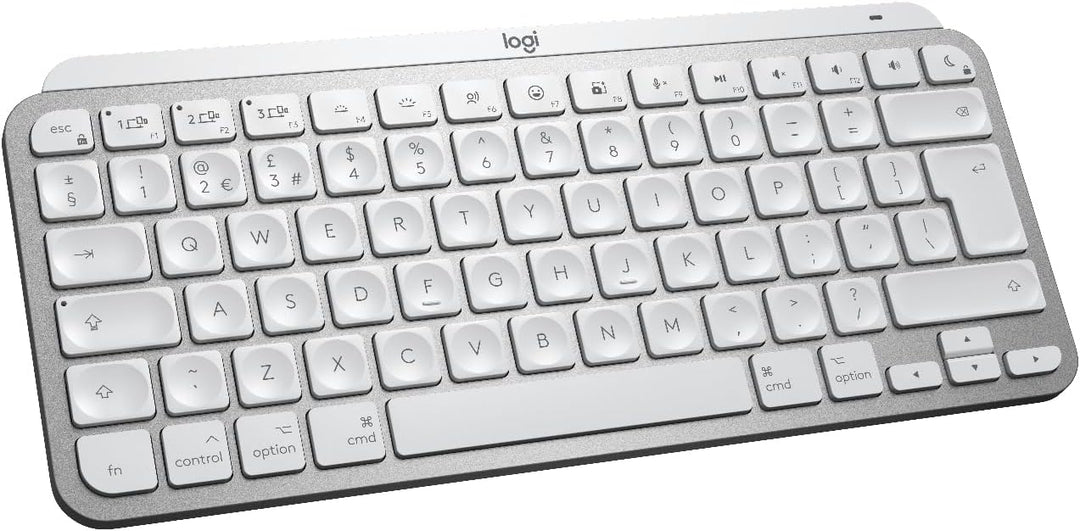 Logitech MX Keys Mini für Mac minimalistische kabellose beleuchtete Tastatur, kompakt, Bluetooth, Hi