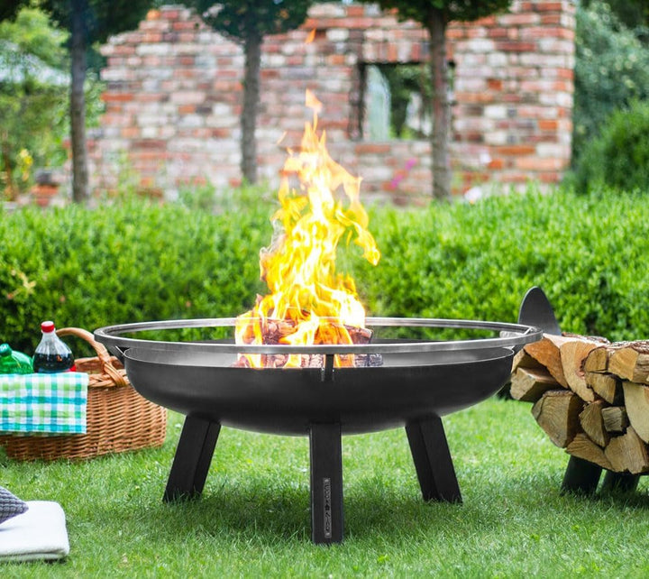 CookKing Porto Feuerschale 60cm - BBQ Feuerschalen für den Garten - Feuerstelle Outdoor &amp; Feuertonne
