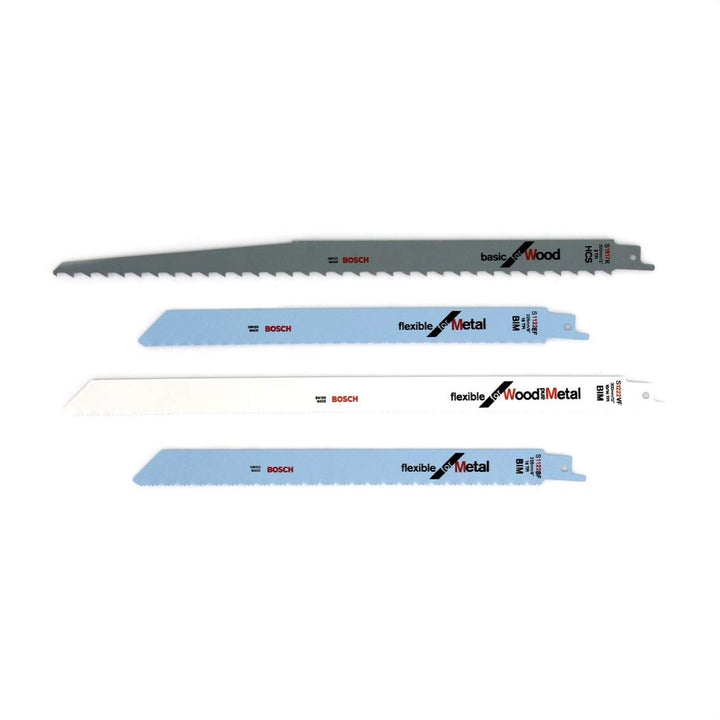Bosch Professional 20tlg. Säbelsäge Blätter Set Flexible (für Metall und Holz, Zubehör für Säbelsäge