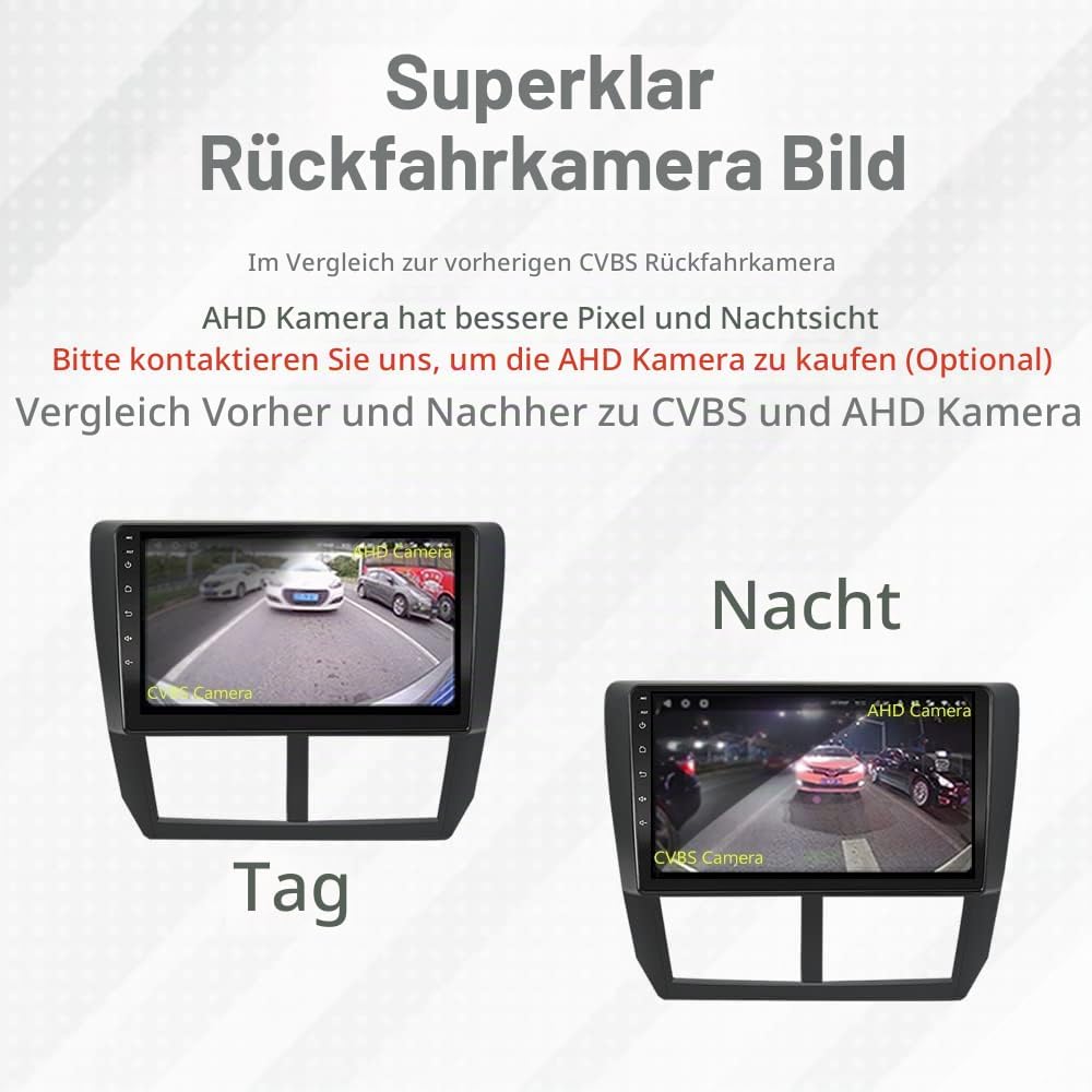 EZoneTronics Android 11 Auto Radio Stereo für Subaru Forester 2008-2012 9 Zoll Carplay Touchscreen G