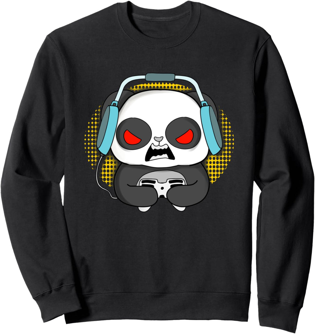 Gaming Panda | Video Game Computer Videogame PC Sweatshirt
