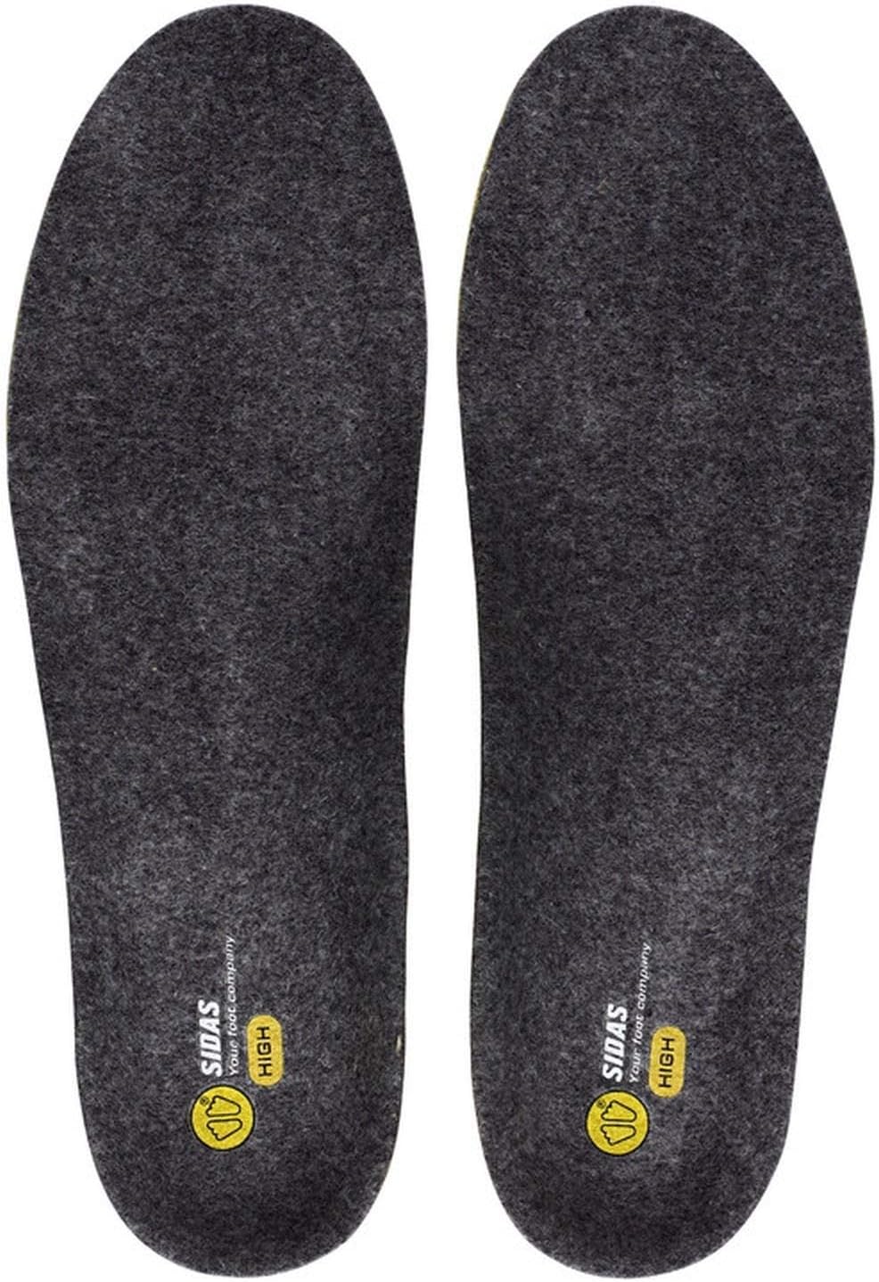 Sidas 3 Feet Merino High Einlegesohle, grau, M Grau M, Grau M