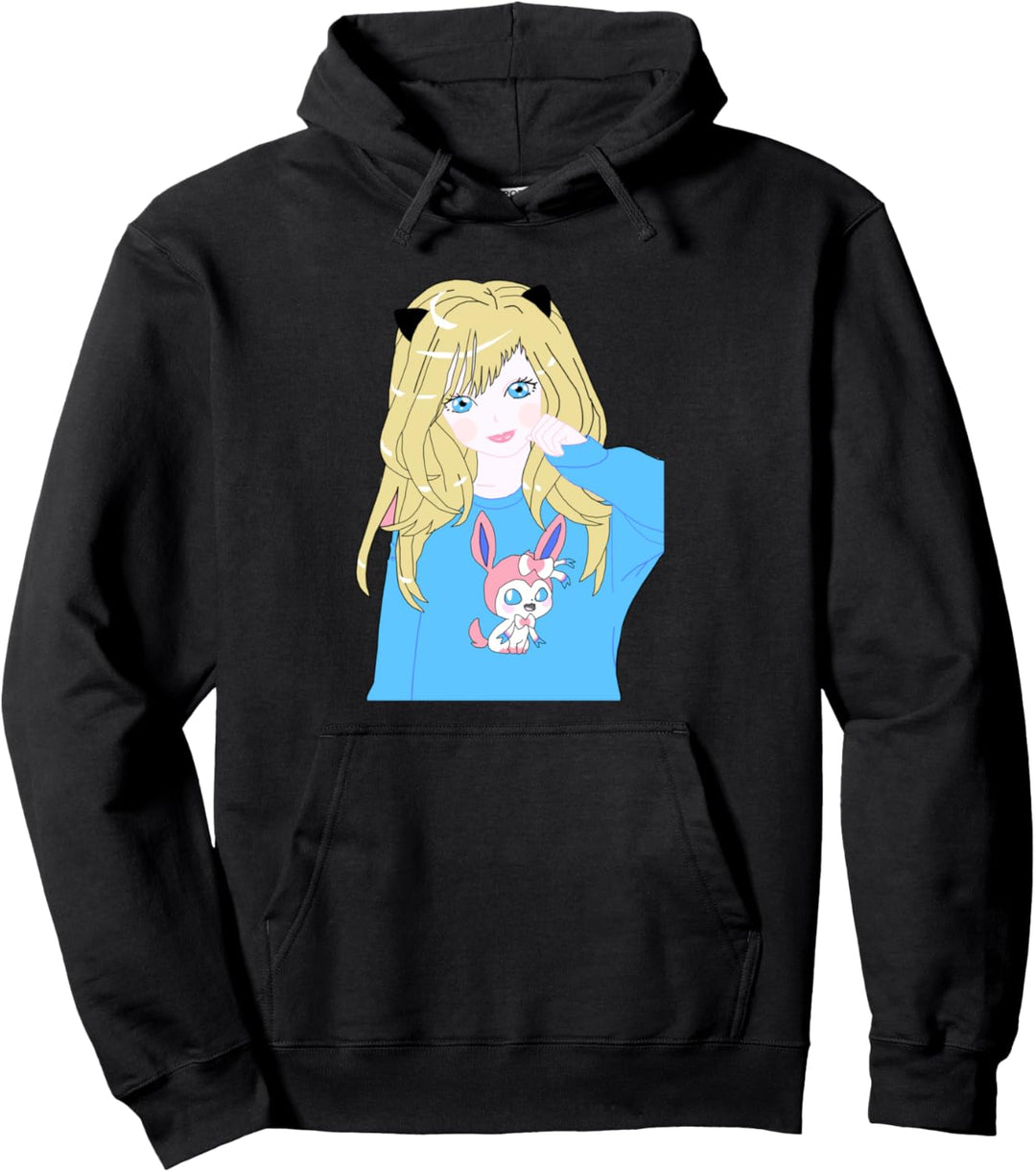 Anime Chibi Kitty Katzenmädchen Pullover Hoodie