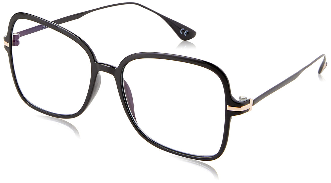 AirDP Style Damen Viento Sunglasses 54 C1 Shiny Black, 54 C1 Shiny Black