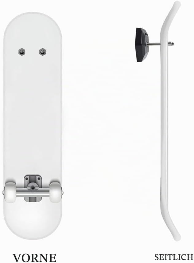 3 Stück Skateboard Wandhalterung Skateboard Halterung Wand Skateboard Display Skateboard Rack für Sk