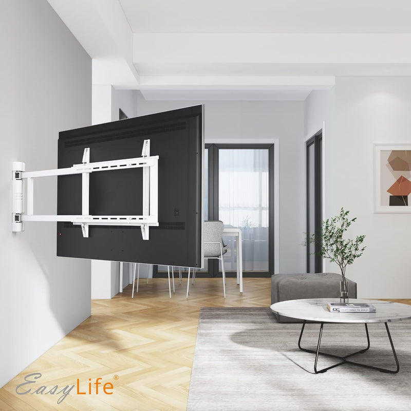 EasyLife TV Wandhalterung bis 170° elektrisch schwenkbar, VESA Wandhalterung bis 600x400 für LCD/OLE