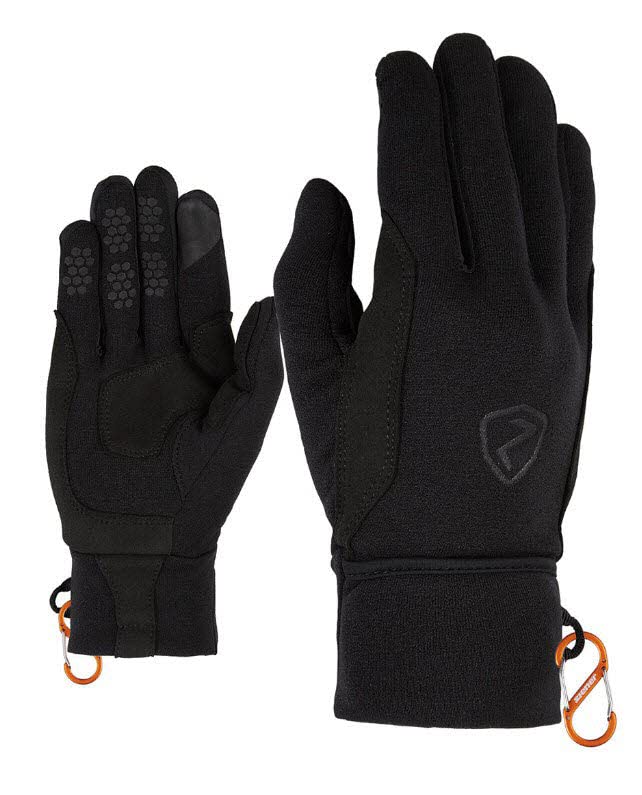 Ziener Herren Gazal Ski-Tour/Outdoor/Bergsport Handschuhe | Winddicht, atmungsaktiv Polartec 8 Schwa