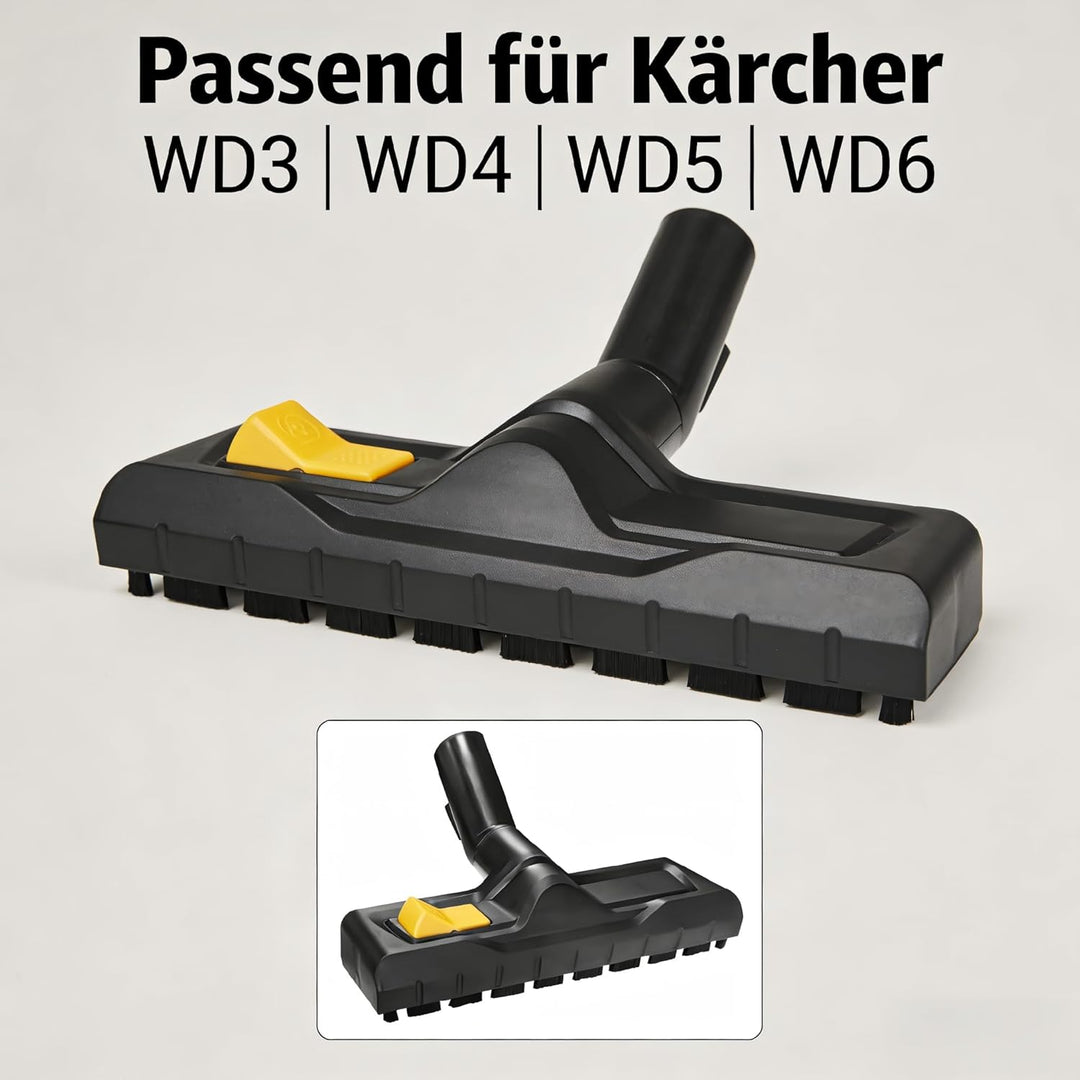 3 Stück Bodendüse für Kärcher Staubsauger WD3 WD5 WD4 WD6 Zubehör Kompatible Kärcher WD6 WD3 WD4 WD5