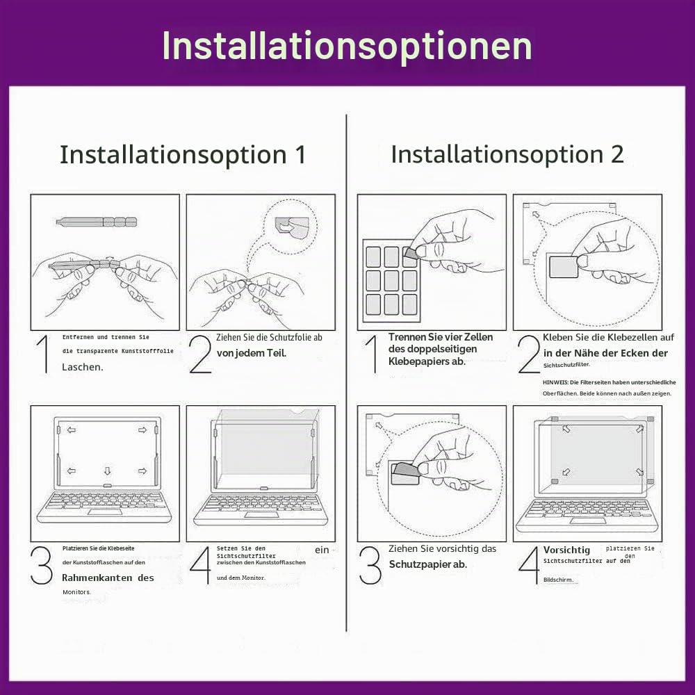 Anti-Blaulichtfilter für 17.3 Zoll 16:9 Computermonitore Displayschutzfolie, Anti-Blaulicht, Anti-UV