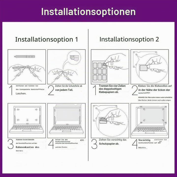 Anti-Blaulichtfilter für 17.3 Zoll 16:9 Computermonitore Displayschutzfolie, Anti-Blaulicht, Anti-UV