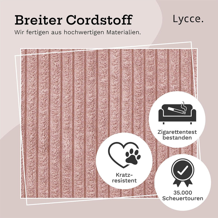 Lycce Kallax Boxen Cord 2er Set mit entfernbarem Cord-Bezug | p.rosa Powder Rosa 2er Set, Powder Ros