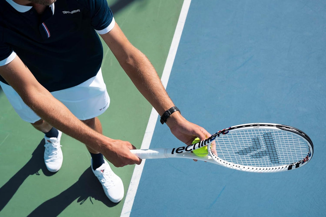 Tecnifibre Tf-40 305 G (16X19) unbesaitet 305g Tennisschläger Turnierschläger Weiss - Schwarz 4_1/4,