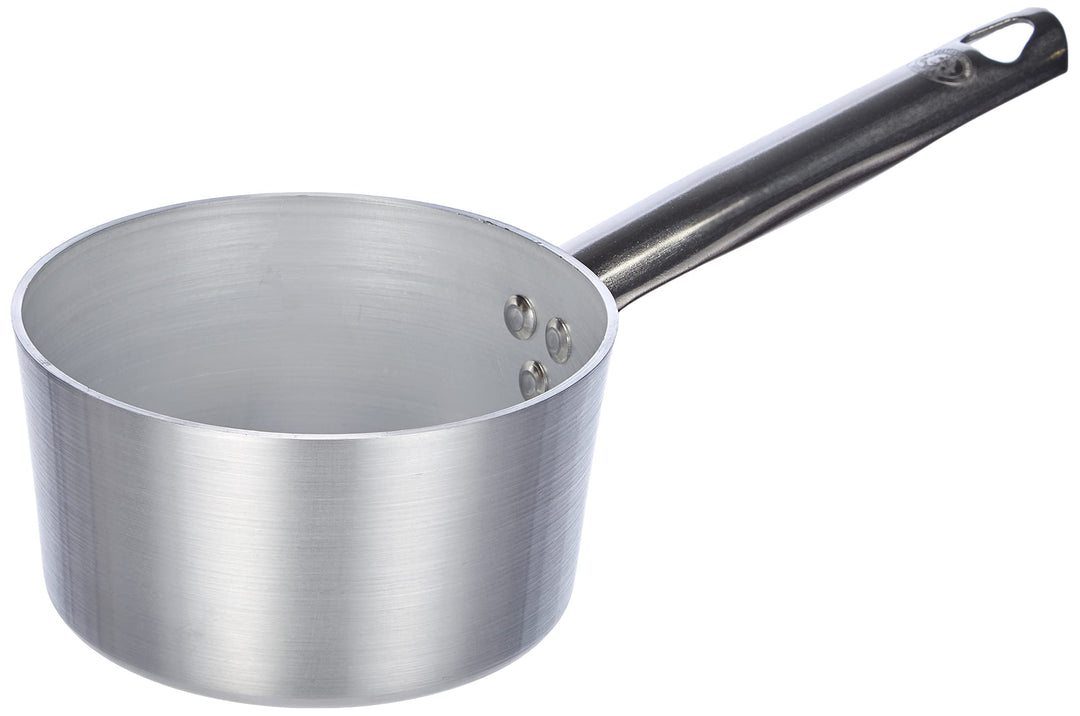 Pentole Agnelli ALMA10514 Professionelle Aluminiumpfannen 3 mm, hoher Auflauf mit Griff, 1,5 l 14 cm