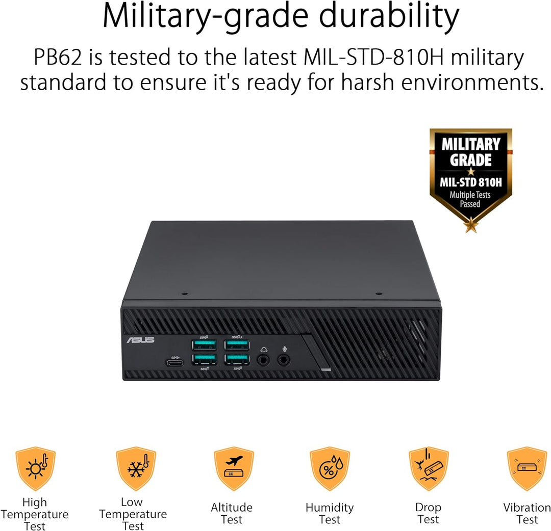 ASUS Mini PC PB62-B3208AH Mini-Desktop-PC (Intel Core i3-10105, 8 GB DDR4, 256 GB SSD, M.2, Intel HD