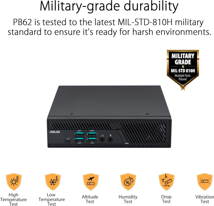 ASUS Mini PC PB62-B3208AH Mini-Desktop-PC (Intel Core i3-10105, 8 GB DDR4, 256 GB SSD, M.2, Intel HD