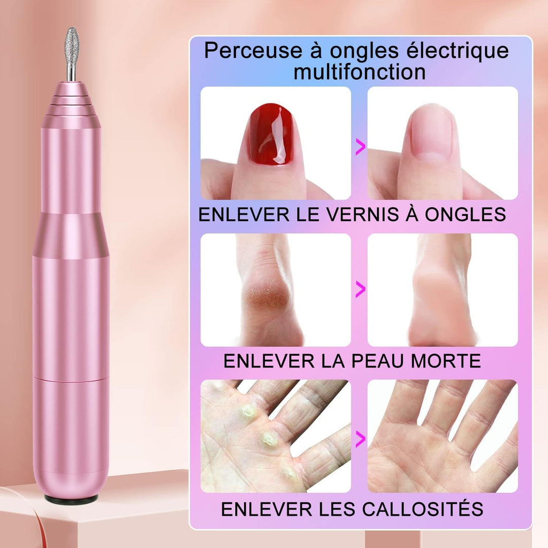 USB-Nagelfräse, tragbar, elektrisch, Maniküre- und Pediküre-Set, Maniküre und Pediküre, für Salon un