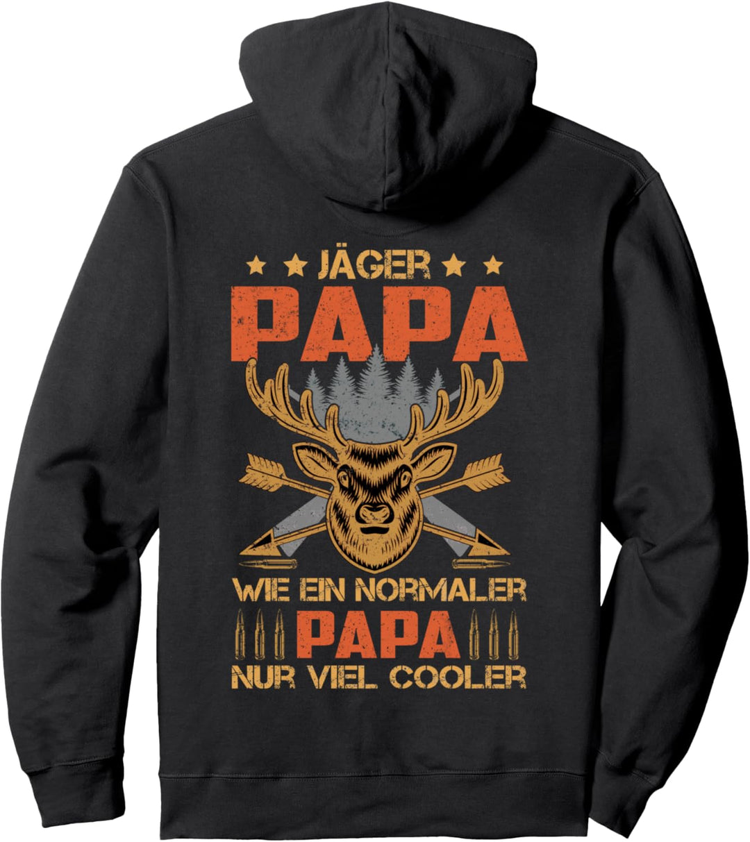 Jagen Jäger Papa Jagdgeschenk Vom Enkel Für Opa Pullover Hoodie