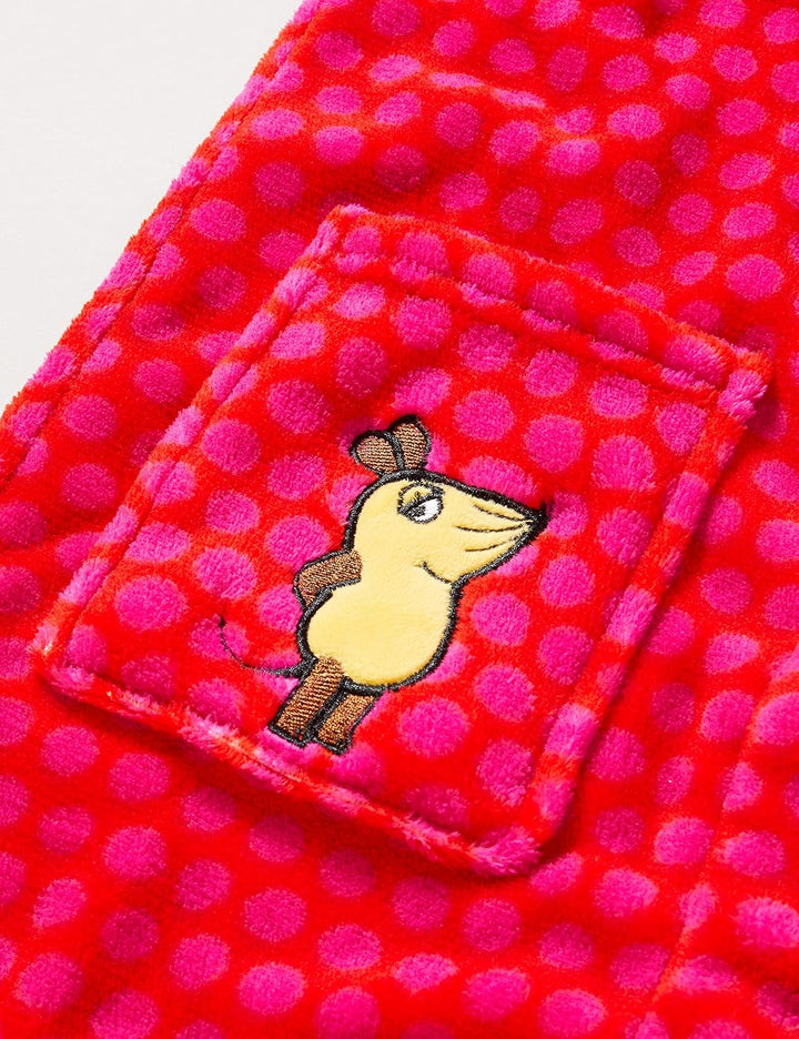 Playshoes Unisex Kinder Fleece-Bademantel Morgenmantel 86-92 pink Die Maus, 86-92 pink Die Maus