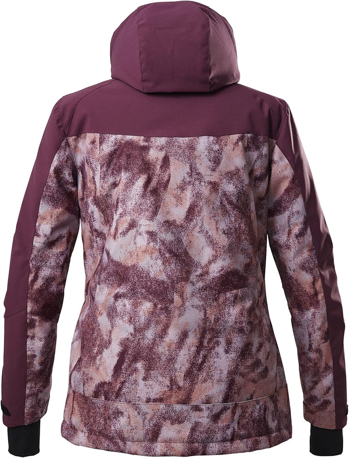 Killtec Damen Ksw 145 Wmn Ski Jckt Skijacke/Funktionsjacke mit abzippbarer Kapuze und Schneefang 36