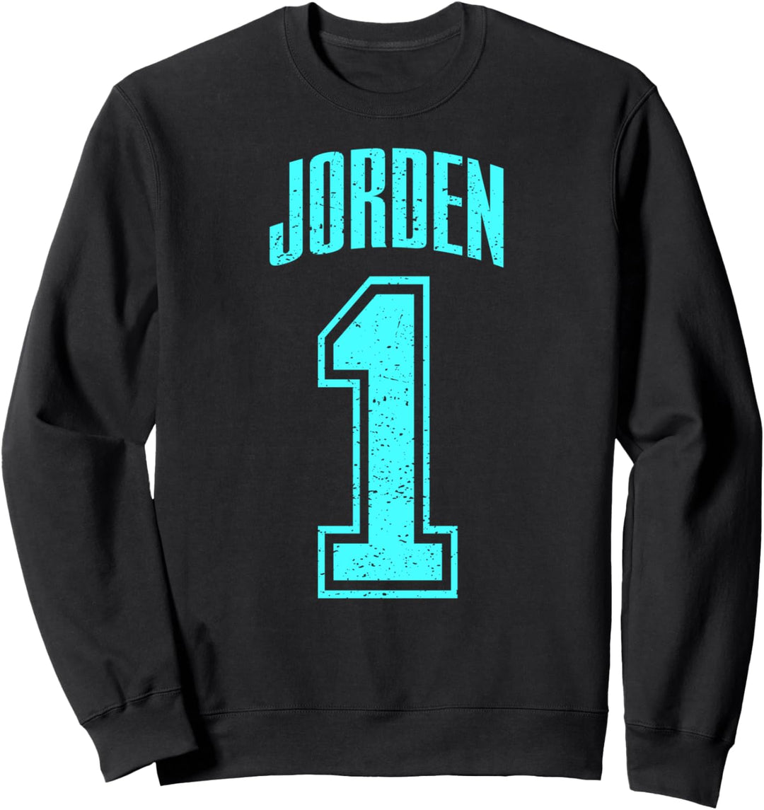 Jorden Supporter Number 1 Grösster Fan Sweatshirt