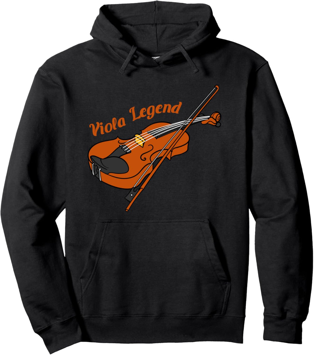 Bratsche Musiker Bratschist Orchester Musiknoten Pullover Hoodie