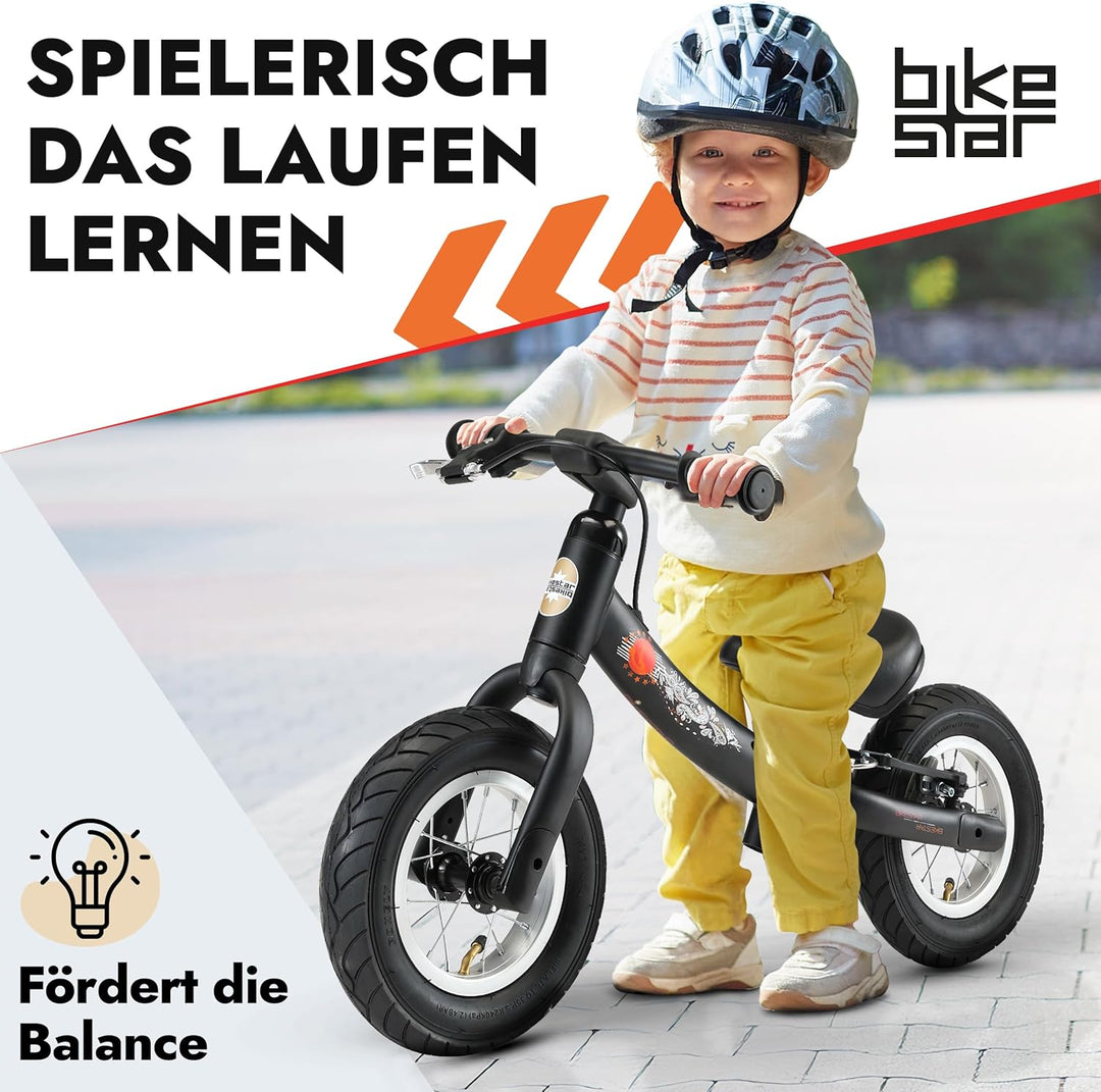 BIKESTAR Kinder Laufrad Lauflernrad Kinderrad für Jungen und Mädchen ab 2-3 Jahre | 10 Zoll Sport Ki