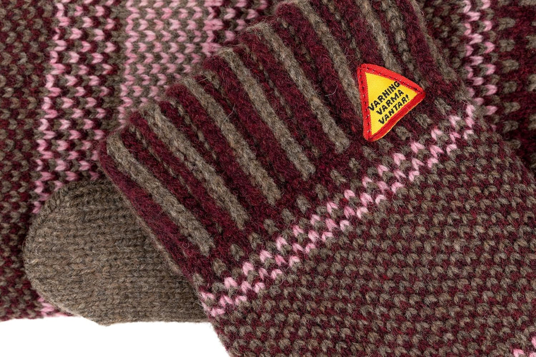 ÖJBRO VANTFABRIK Fäustlinge 4 Lagen 100% Merinowolle versch. Modelle, Grösse S-L (6-11) Handschuhe S