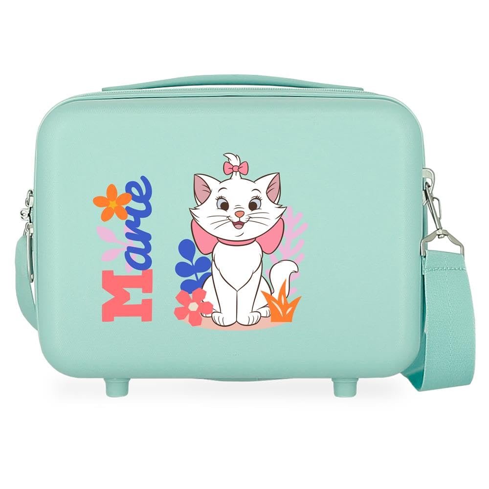 Disney Aristogatos Kulturbeutel, anpassbar, mit Umhängetasche, rosa, 29 x 21 x 15 cm, starr, ABS 9,1