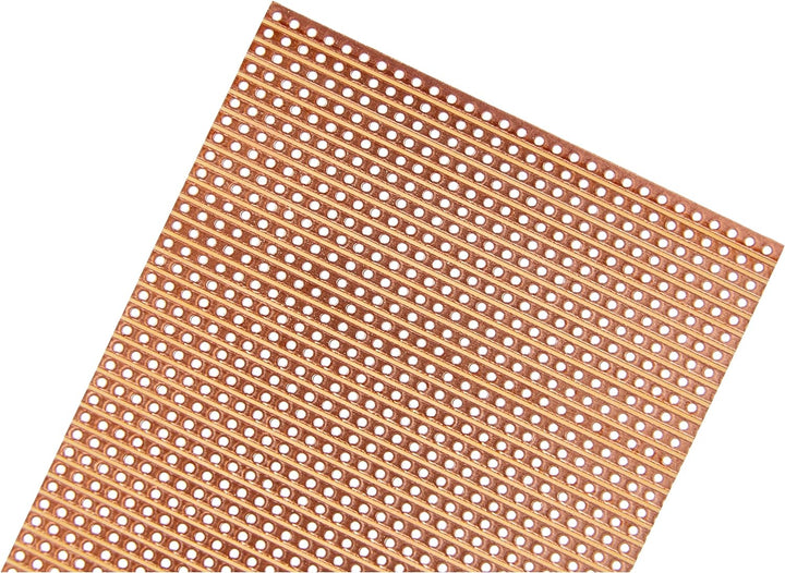Rademacher 710-2 Streifenrasterplatine (25 STK.) Hartpapier 75 x 100 mm, Rastermass 2,54 mm, 39 Leit