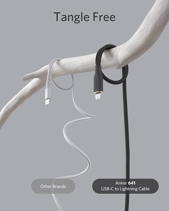 Anker Powerline III Flow, USB C Lightning Kabel, 90cm USB C auf Lightning Kabel kompatibel mit iPhon
