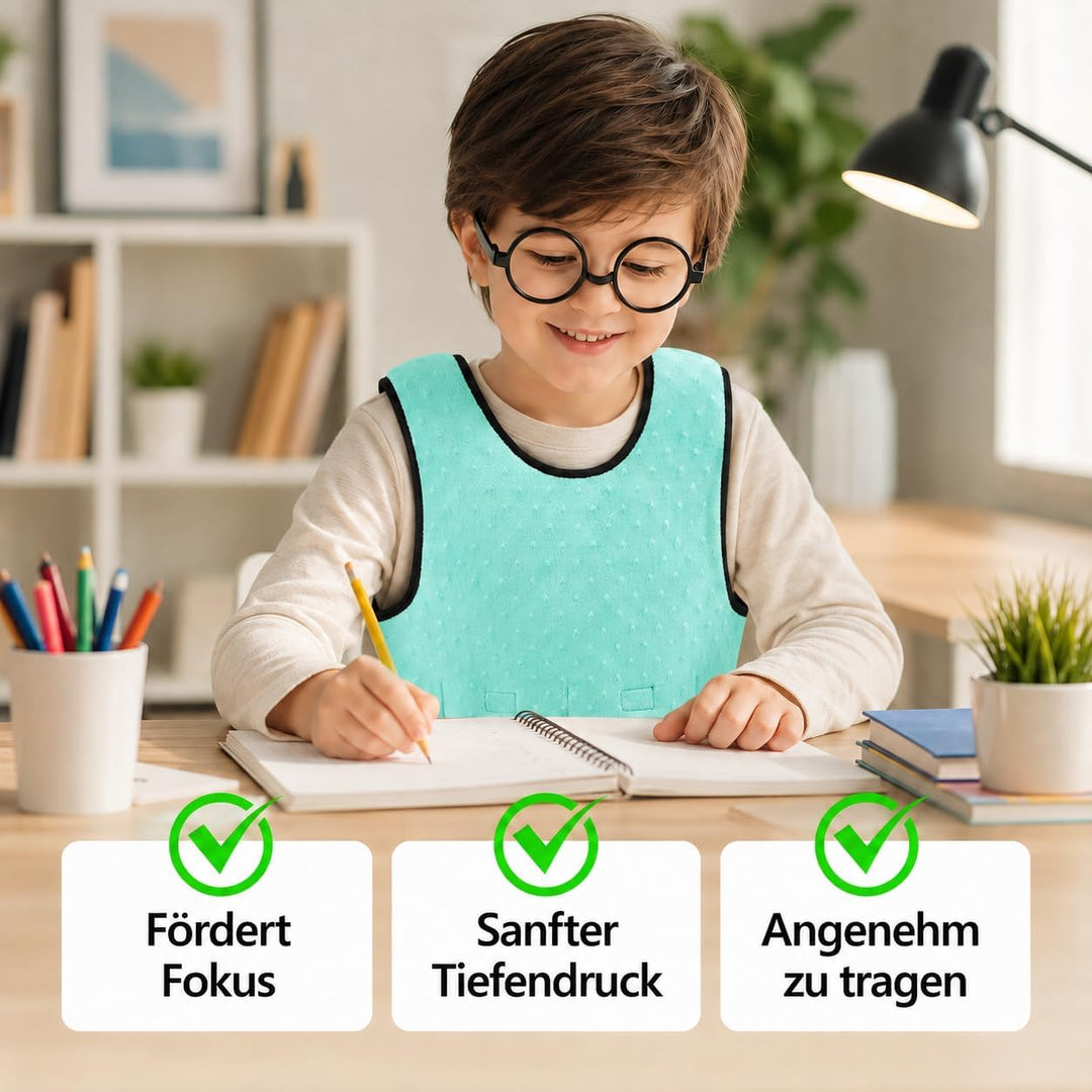 Gewichtsweste Kinder für Kinder im Alter von 2 bis 14 Jahren Hilft Kinder,Gewichtete Kompressionswes