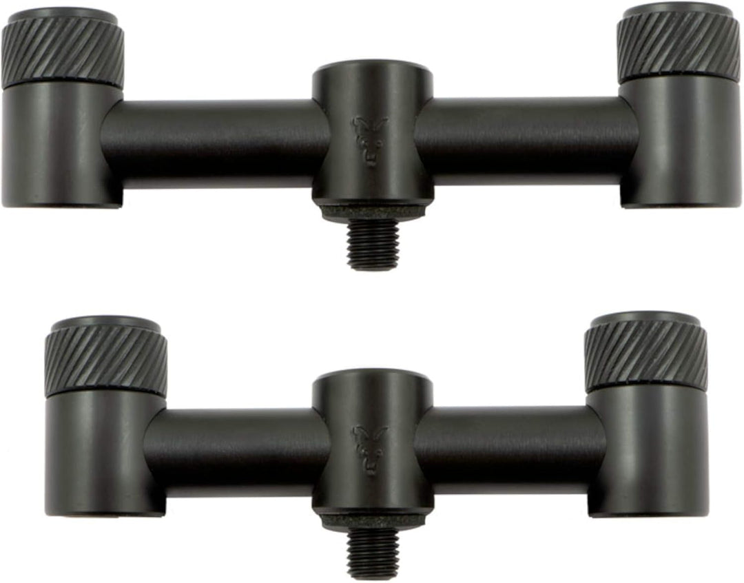 Fox Black Label 2-Rod QR Buzzer Bar Narrow (9,5 & 11cm) - 2 Buzzerbars zum Angeln auf Karpfen, Ruten